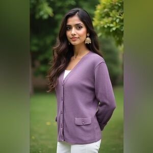 Twin Hill Button-Down Cardigan Sweater